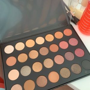 New and used eyeshadow
